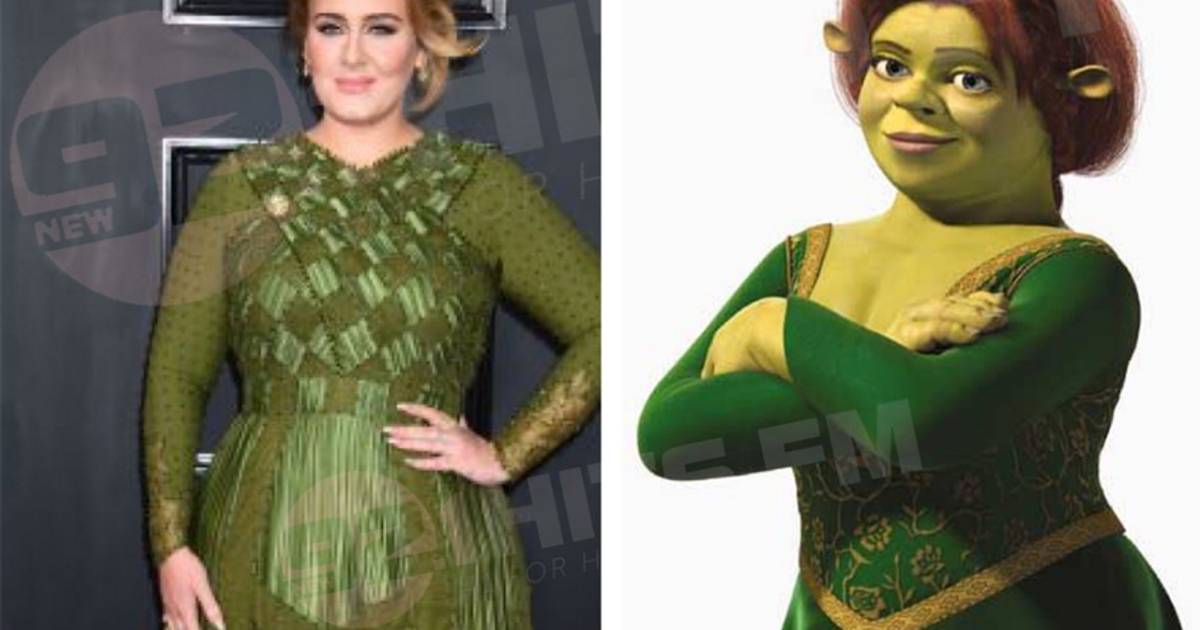 Adele come Fiona di Shrek la sua risposta non fa una piega