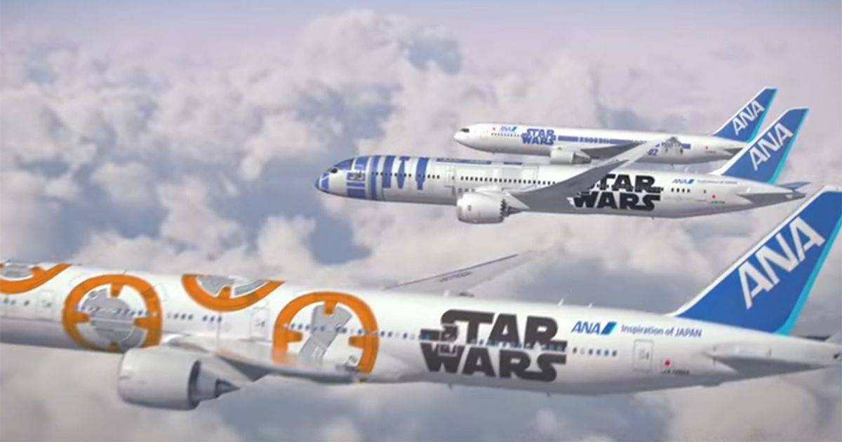 Gli aerei Star Wars sono pronti per decollare in Giappone