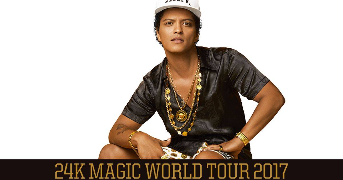 Bruno Mars vinci le date italiane del 24K Magic Tour