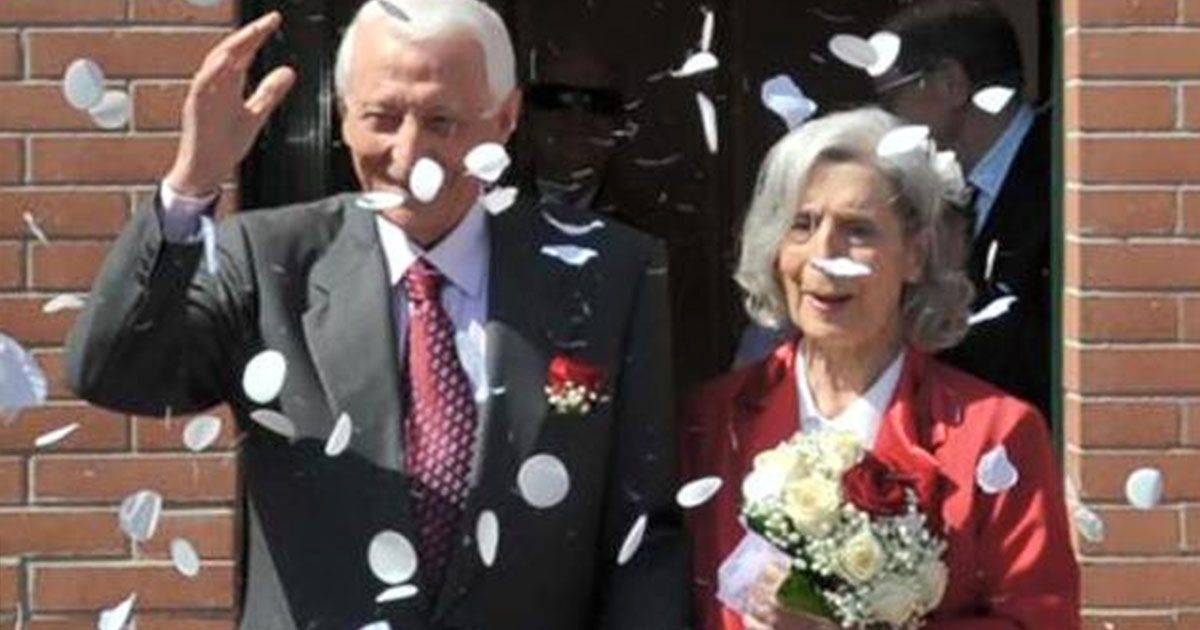 Si sposano a 90 anni l8217amore non ha et