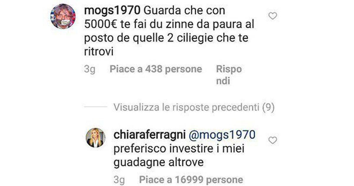 Chiara Ferragni mostra il pancione la foto in topless su Instagram