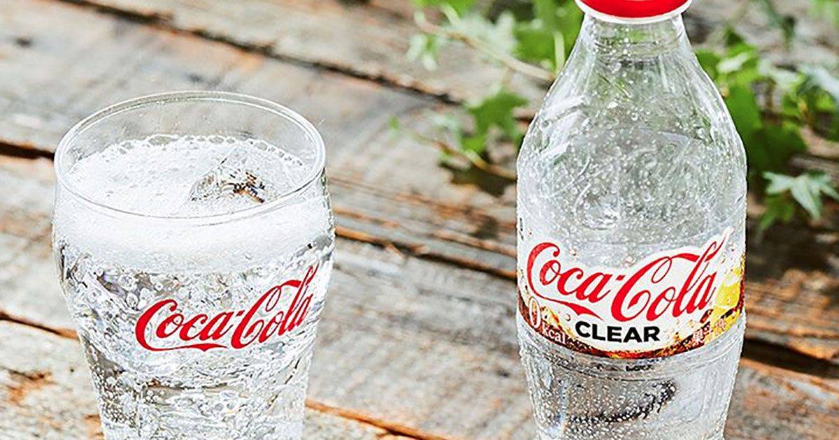 Dal Giappone la novit ecco la CocaCola trasparente