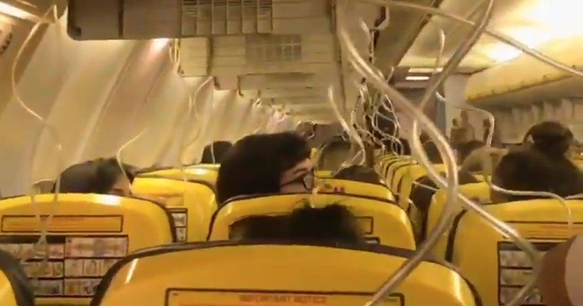Paura ad alta quota per i passeggeri Ryanair il video riprende tutto
