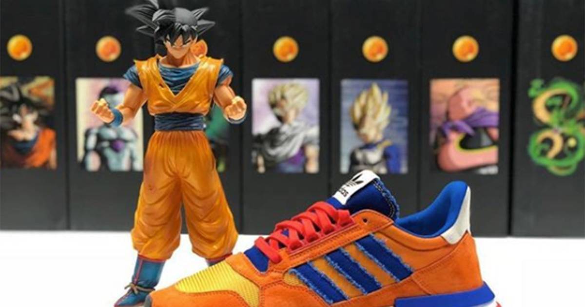Dragon Ball Z le sneakers Adidas ispirate a Goku sono realt