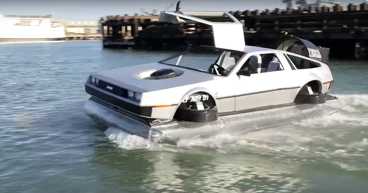 La DeLorean hovercraft  il sogno di tutti i fan di Ritorno al futuro