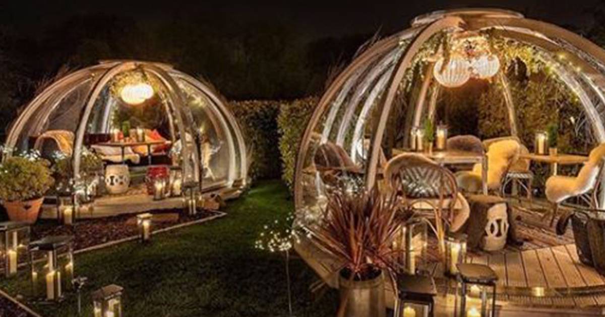 Londra la cena romantica nella bolla riscaldata diventa un successo