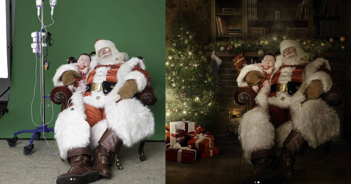 Questi fotografi regalano la magia del Natale ai bambini malati in ospedale