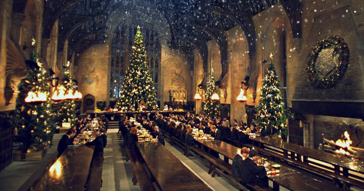 Nella Sala Grande di Hogwarts si far un vero cenone di Natale e di San Valentino