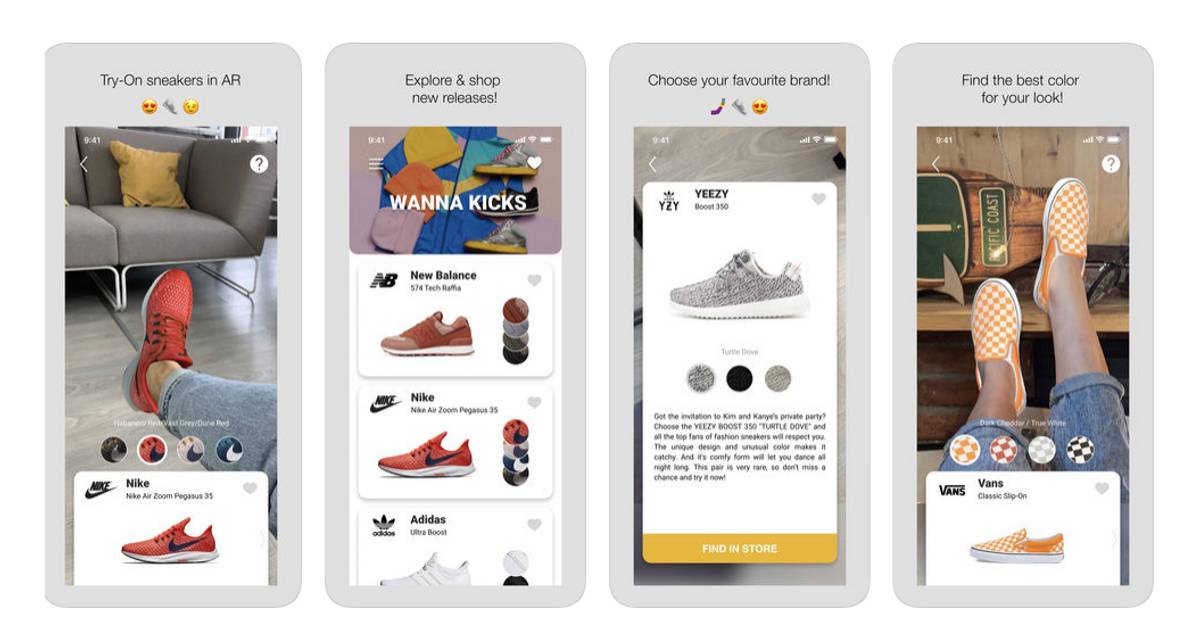 Con questa app potrai provare tutte le scarpe che vuoi