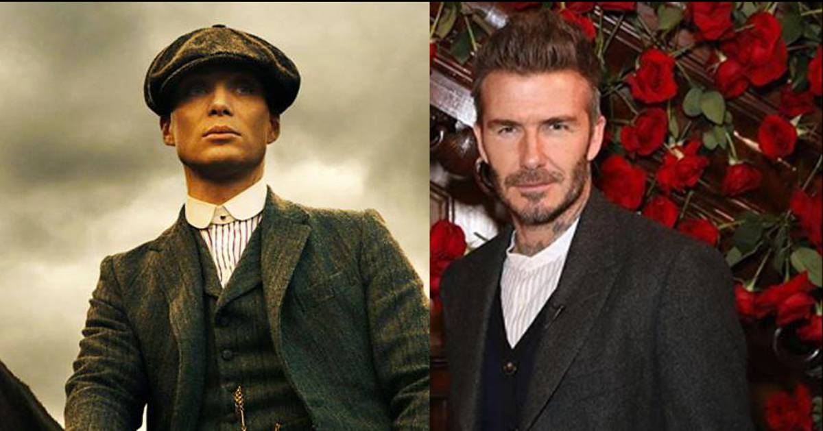 David Beckham ha lanciato una linea di vestiti ispirata alla serie tv Peaky Blinders