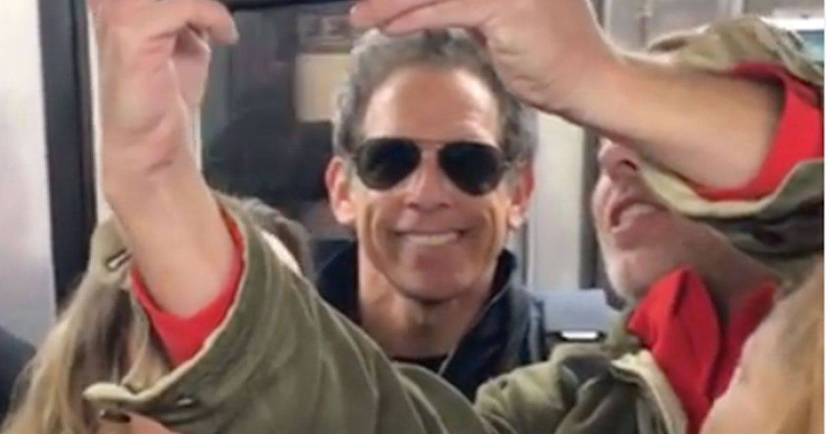 Incontra Ben Stiller in metro la reazione della donna  esilarante