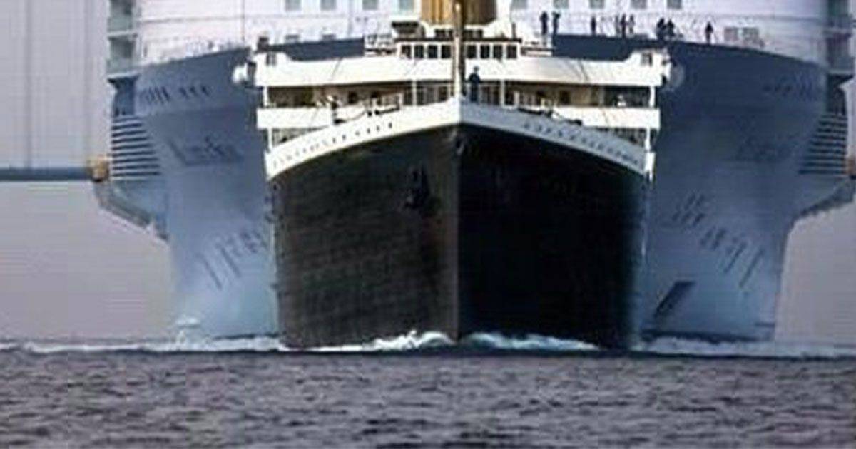 Titanic come sarebbe oggi la nave del film