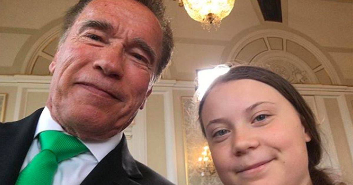 Greta Thumberg e Schwarzenegger alleati per lambiente