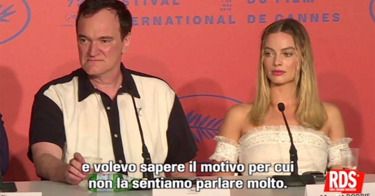 Cannes Tarantino gela la giornalista su Margot Robbie