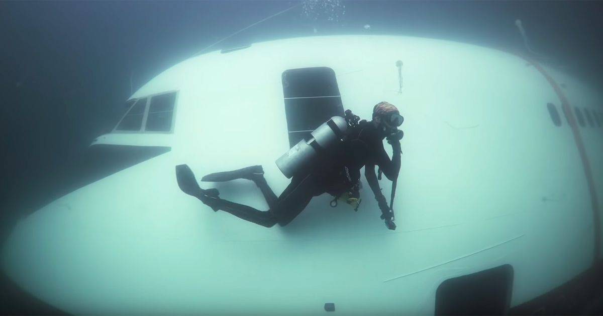 Un Boeing affondato diventer un parco giochi nel Golfo Persico