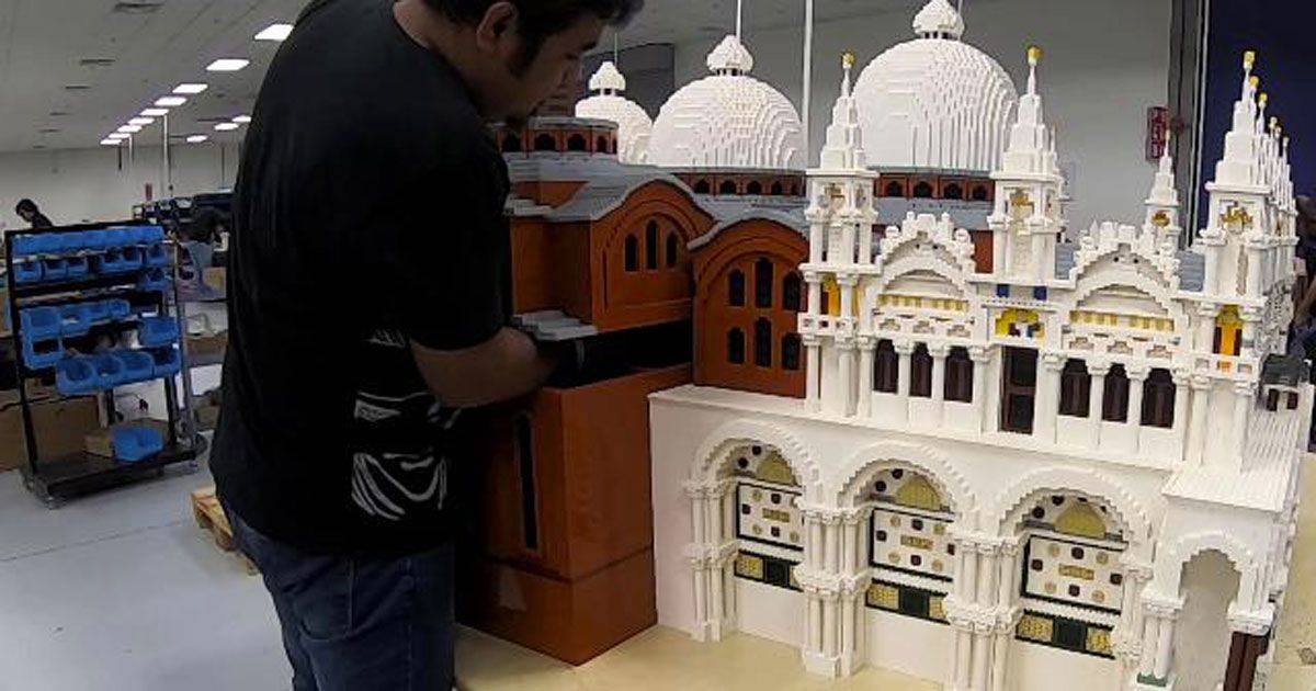 La Basilica di San Marco di Venezia costruita con i Lego il video