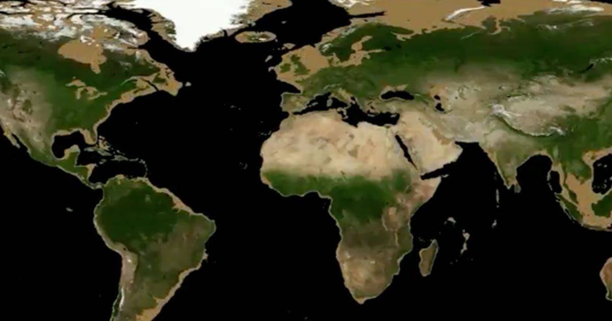 Ecco come sarebbe la Terra senza oceani lincredibile video in timelapse