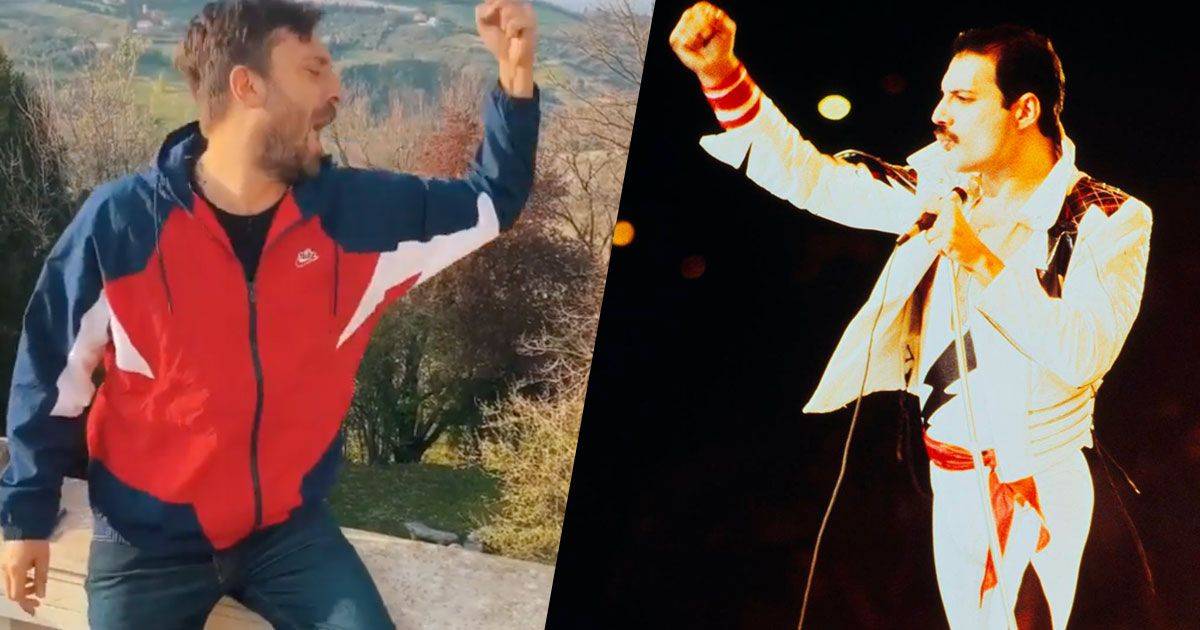 Cesare Cremonini lomaggio a Freddie Mercury su Instagram