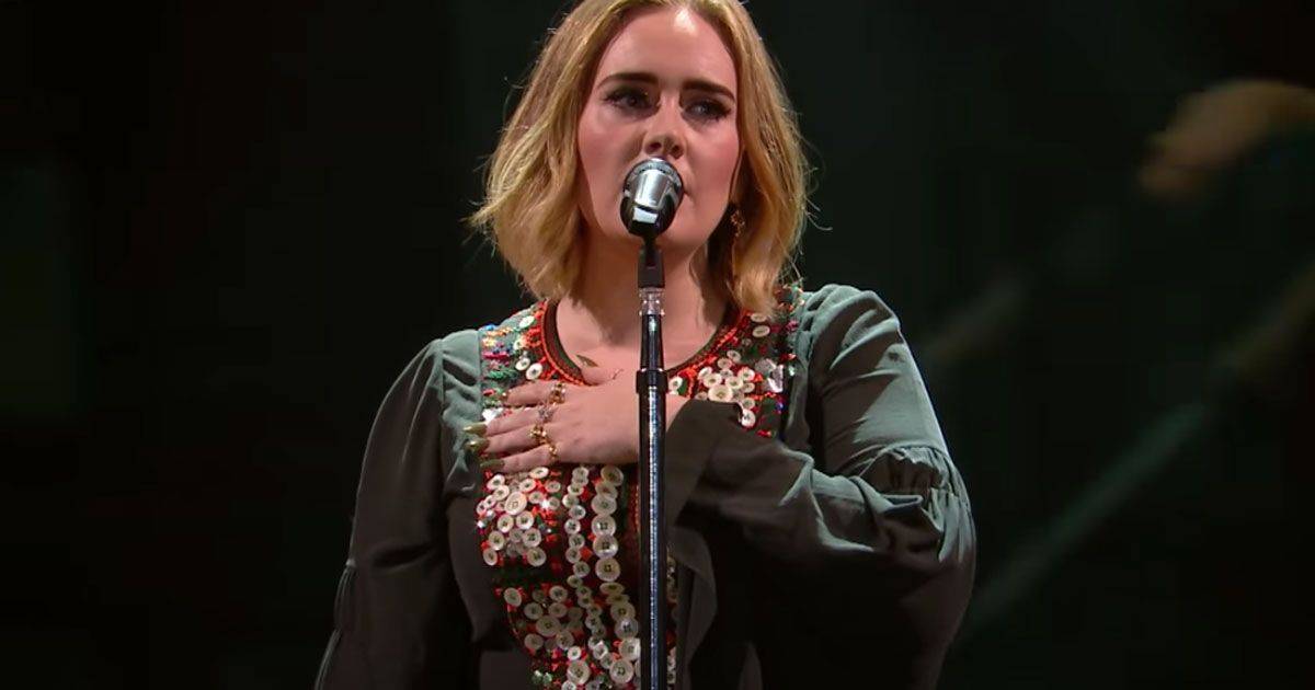 Adele  sempre pi magra la foto con il vestito di quattro anni fa