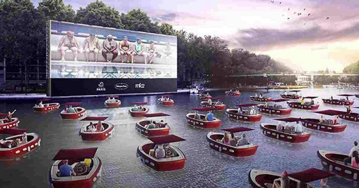 A Parigi si inaugura il primo cinema galleggiante