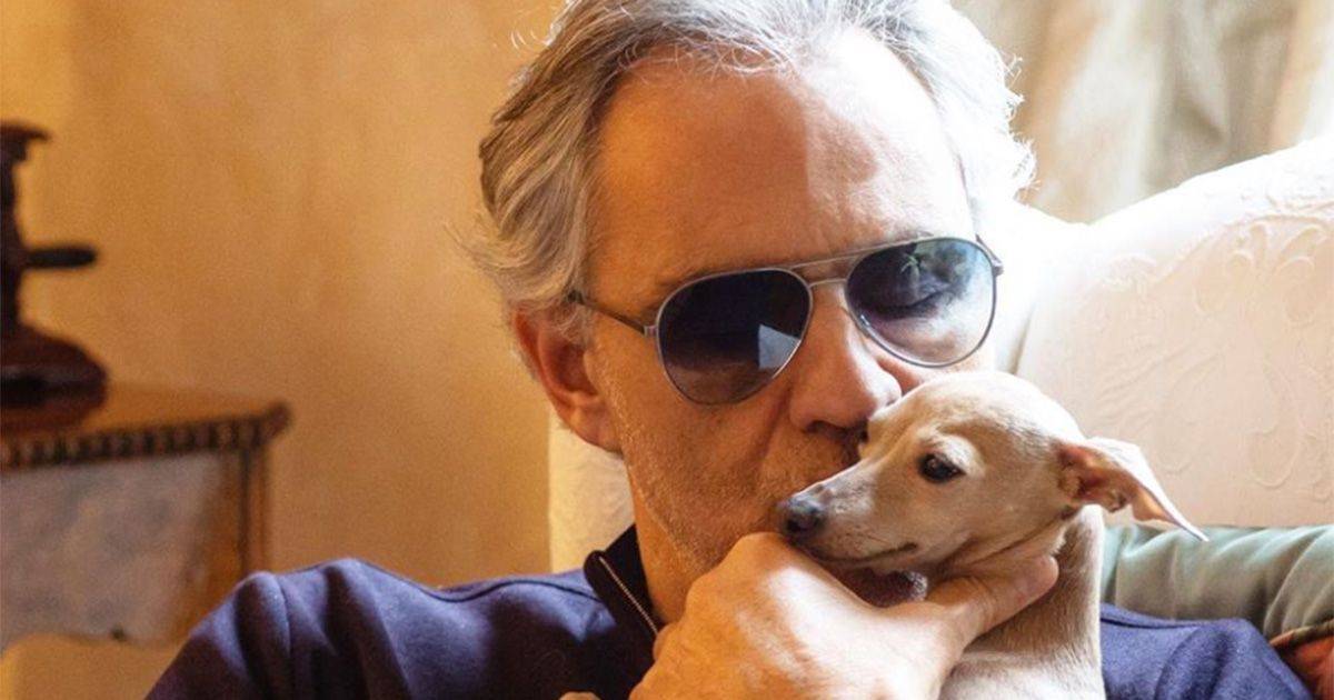 Addio Pallina Andrea Bocelli piange la morte del suo cane