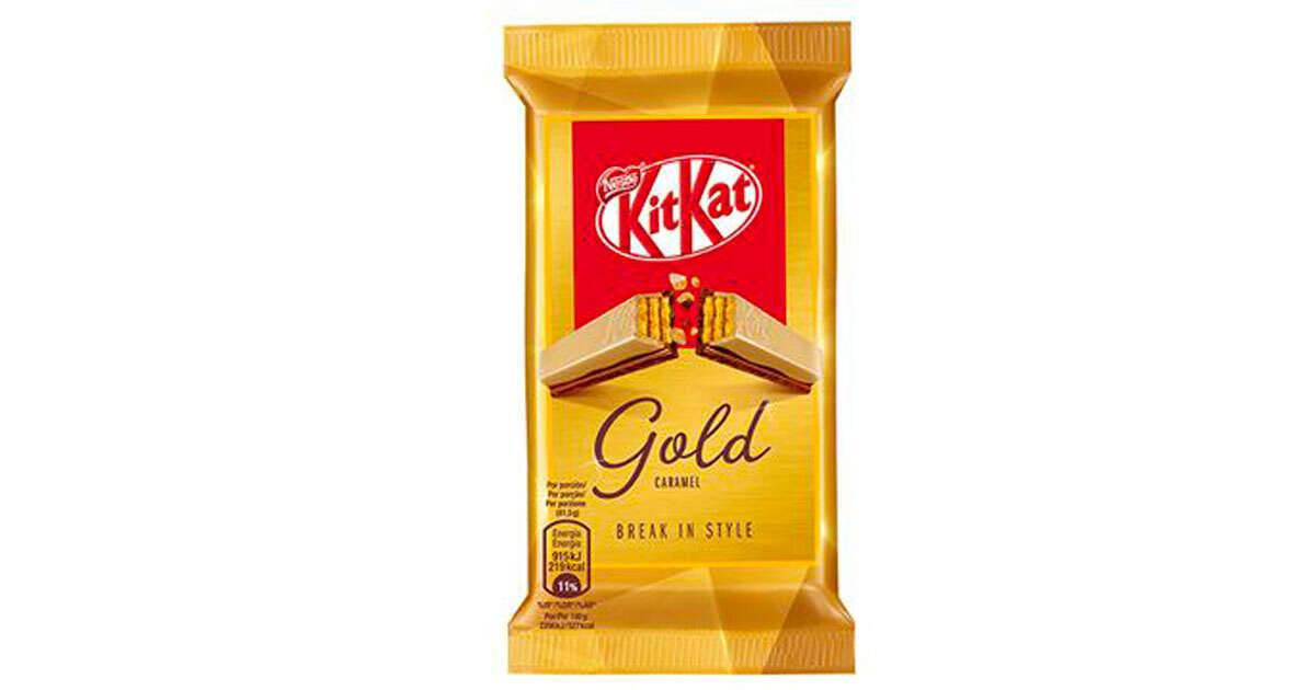 KitKat Gold arriva in Italia il nuovo gusto al caramello salato
