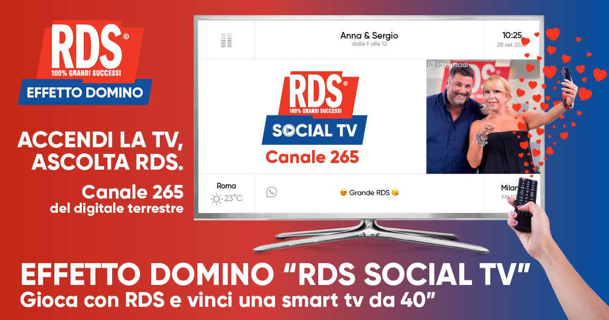 Effetto Domino: RDS Social TV!