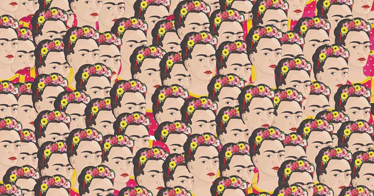 Trova il volto di Frida Kahlo senza sopracciglia il gioco online
