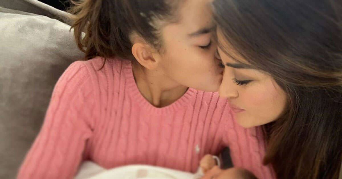 Giorgia Palmas e la foto insieme alle due figlie su Instagram