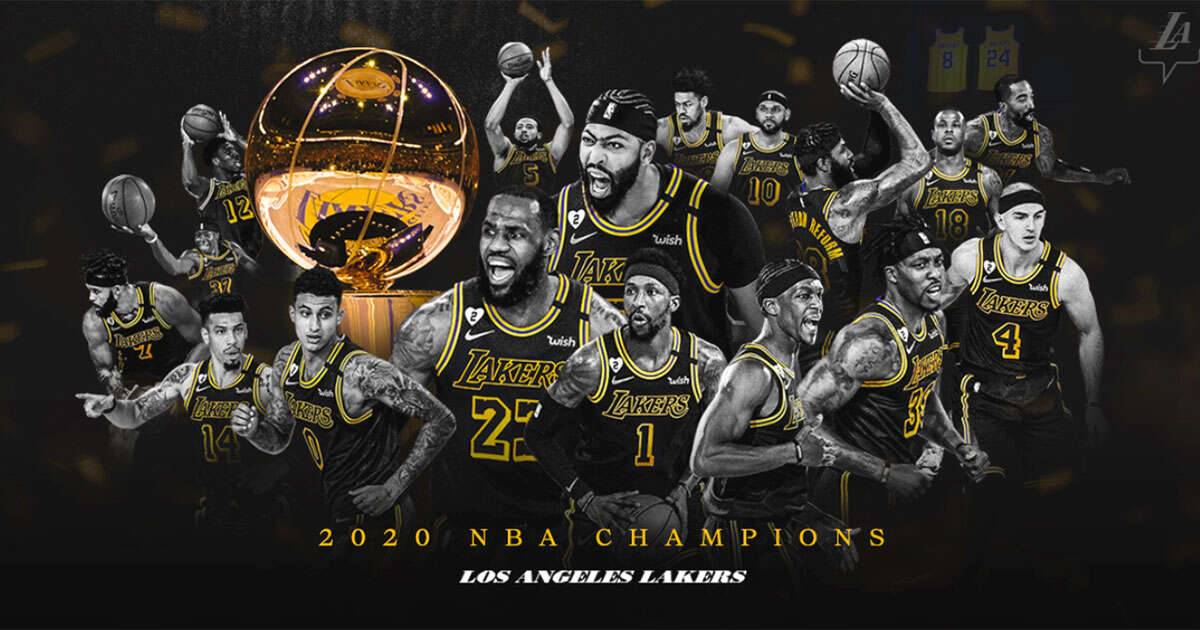 NBA Finals vincono i Los Angeles Lakers di LeBron James