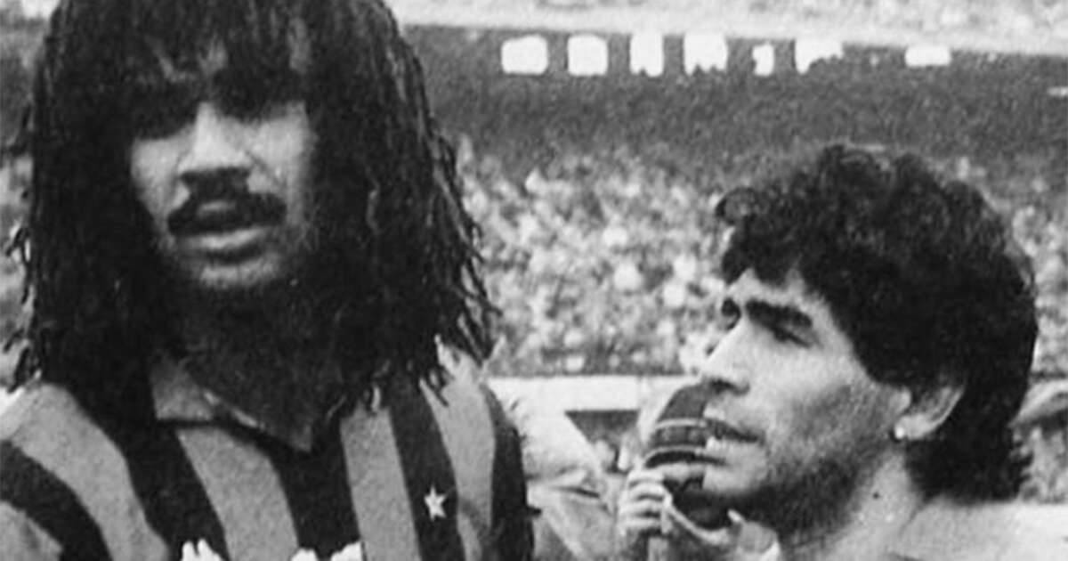 Addio Maradona a rendergli omaggio  il suo grande avversario Ruud Gullit