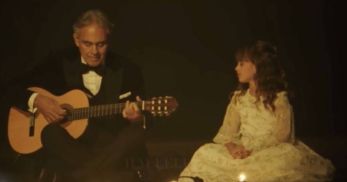 Andrea Bocelli e la figlia Virginia cantano insieme il video