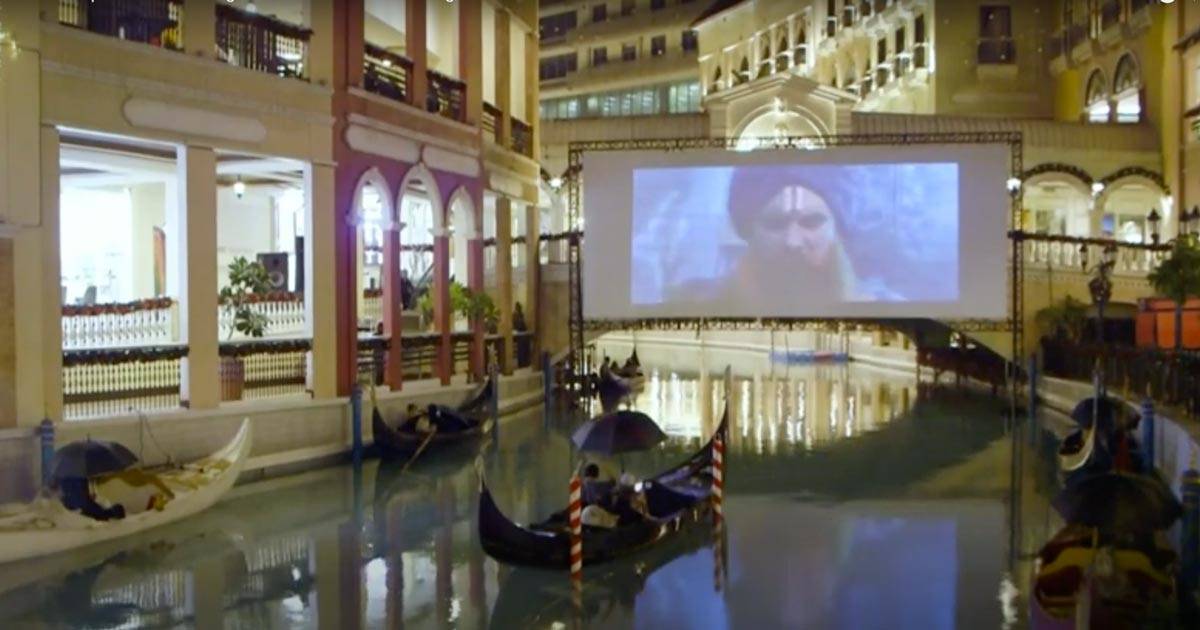 A Manila i film si vedono in gondola ecco il video