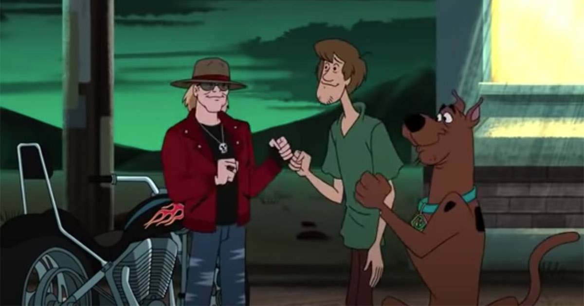Axl Rose ha partecipato ad una puntata speciale di Scooby Doo