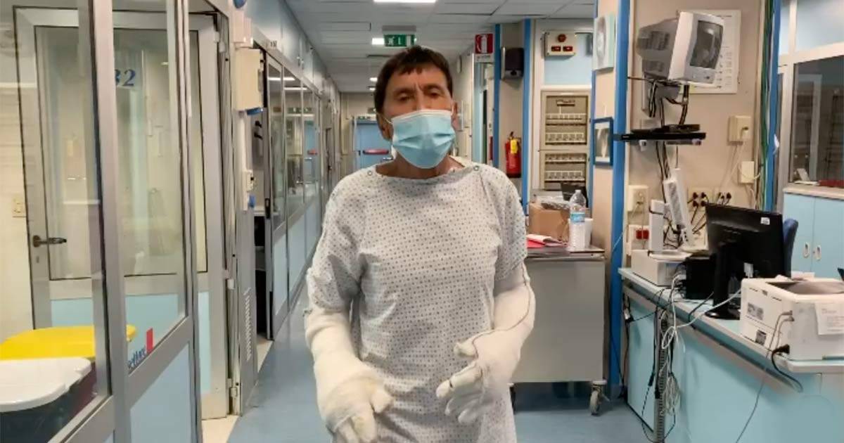 Il primo video di Gianni Morandi dallospedale su Instagram