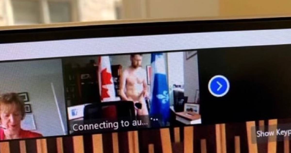 La webcam si attiva inaspettatamente il deputato  nudo