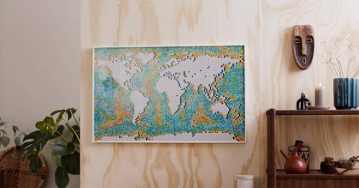 La Mappa del mondo della Lego  il set con pi pezzi di sempre