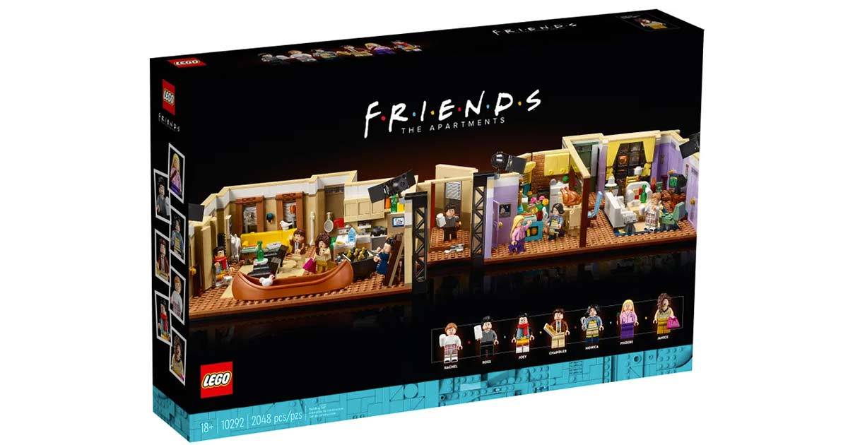 Ecco il set Lego per costruire i due appartamenti di Friends