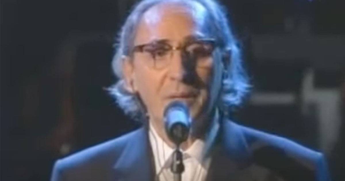 Franco Battiato quando incant Sanremo cantando La Cura