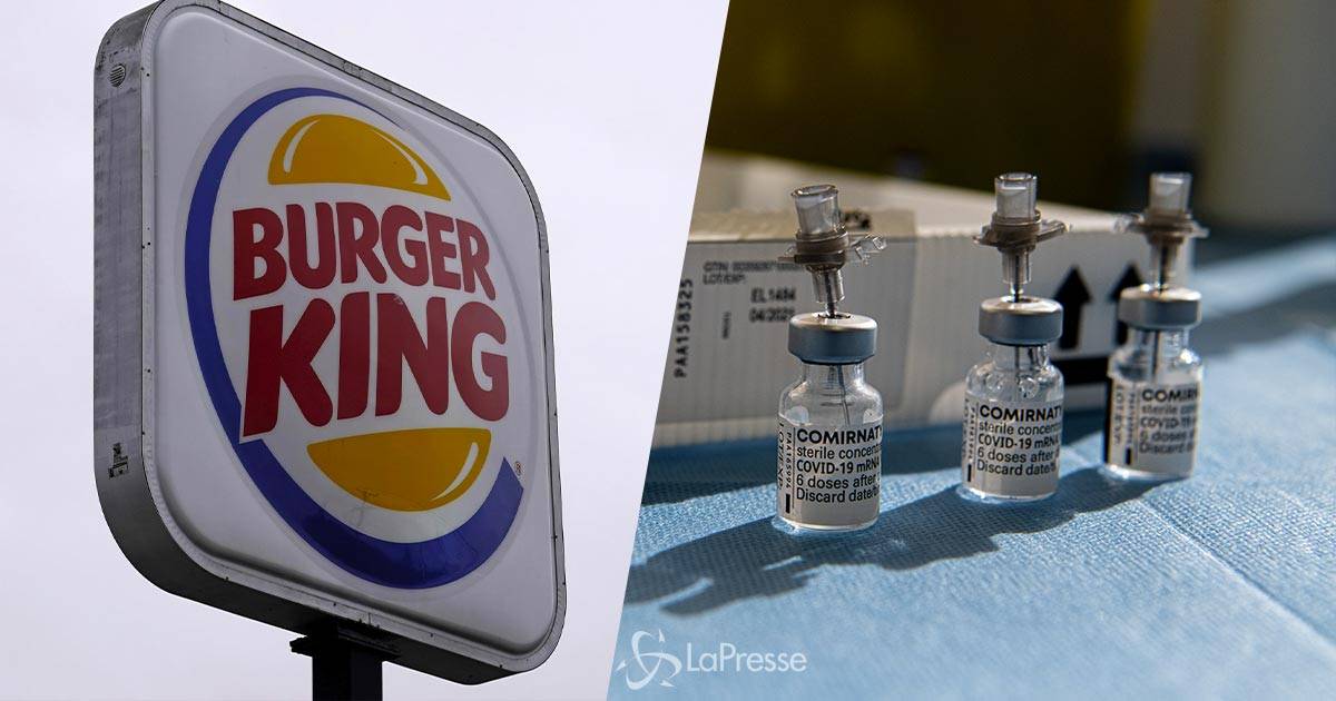 Burger King vacciner i suoi dipendenti e anche quelli della concorrenza