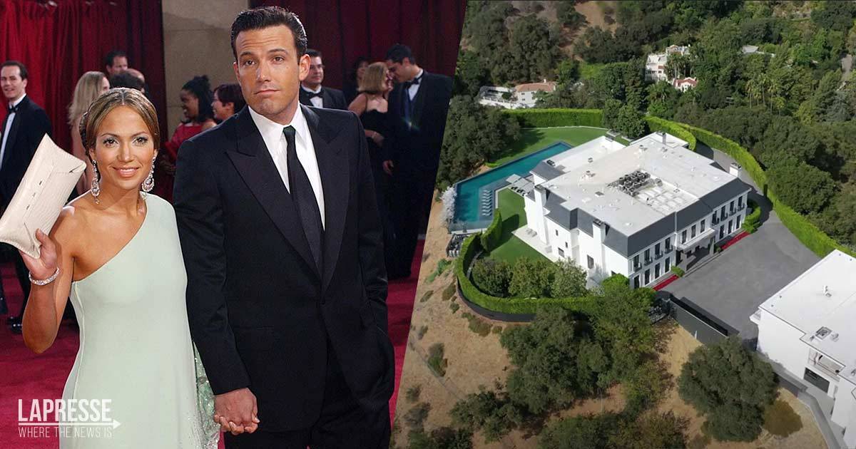 La casa da 85 milioni di dollari di Jennifer Lopez e Ben Affleck il video