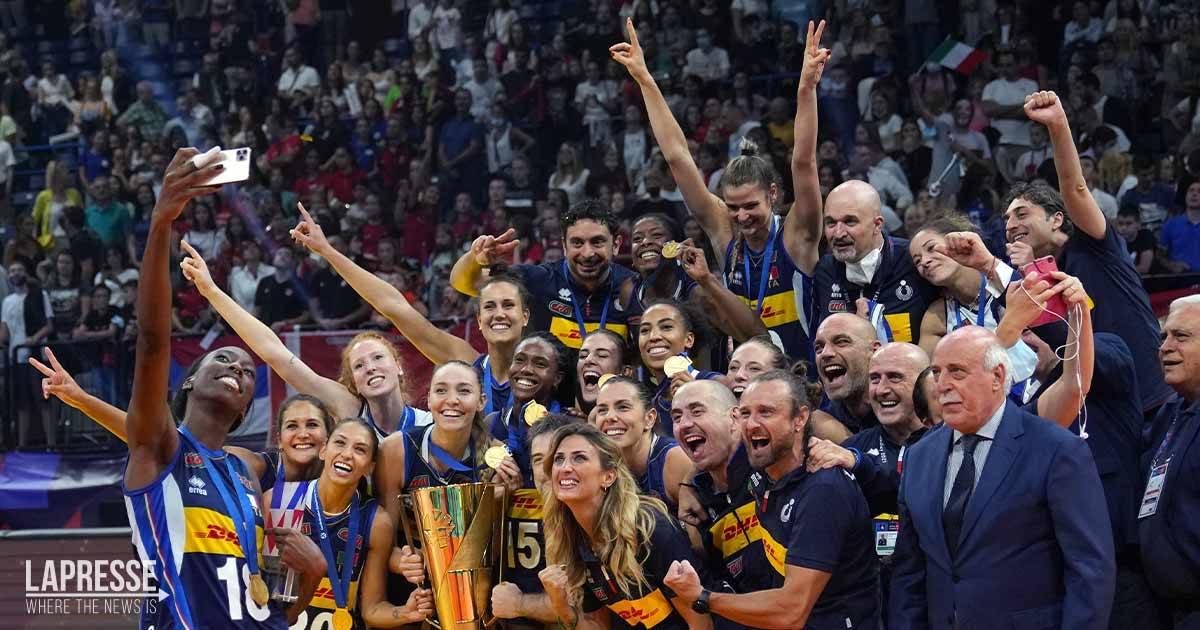 LItalia  campione dEuropa nel volley femminile