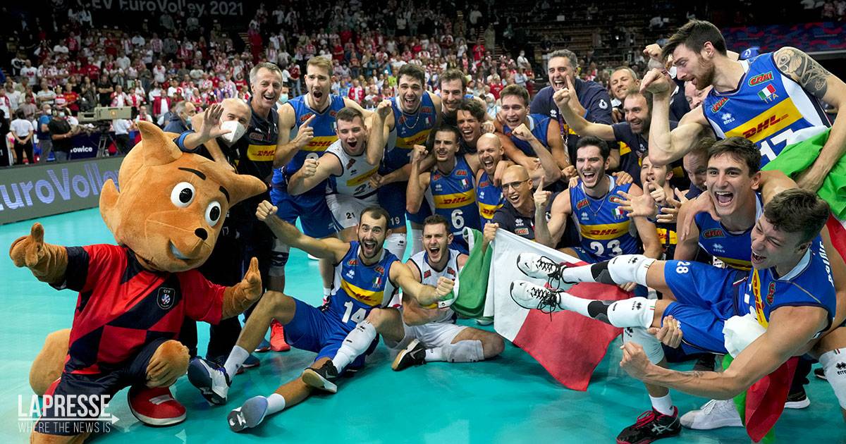 Italia da sogno gli azzurri del volley sono campioni dEuropa