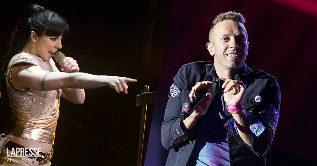 Chris Martin dei Coldplay e Mel C in una cover delle Spice Girls