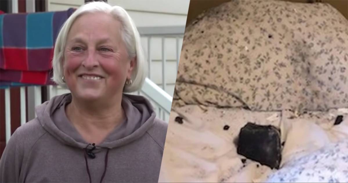 Un meteorite ha colpito la sua casa ed  finito sul suo cuscino