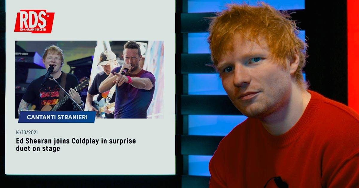Ed Sheeran legge le news sul nostro magazine: ecco la sua reazione