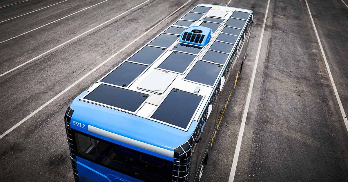 A Monaco arrivano i primi bus dotati di pannelli solari