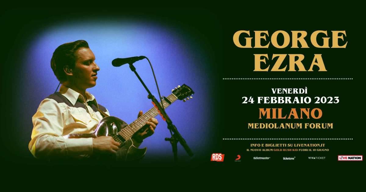 George Ezra ha annunciato lunica data italiana del suo nuovo tour
