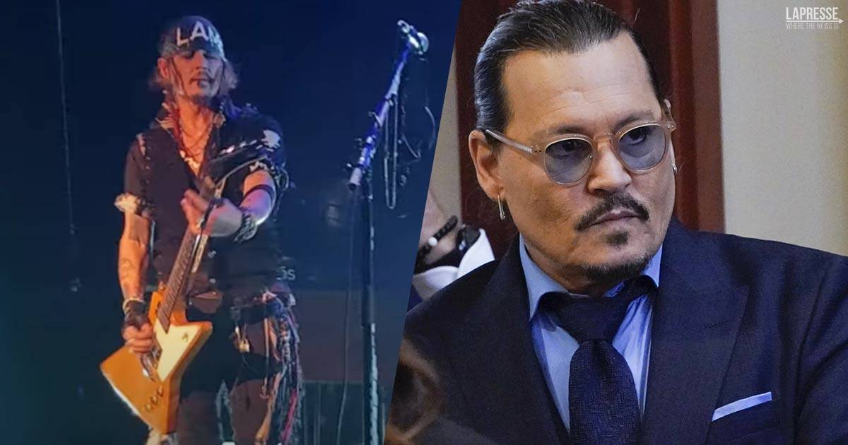 Johnny Depp lascia il tribunale e vola al concerto di Jeff Beck