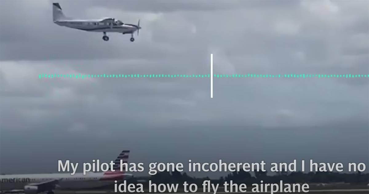 Il pilota sviene e il passeggero riesce a far atterrare l’aereo: l’audio della torre di controllo è da brividi